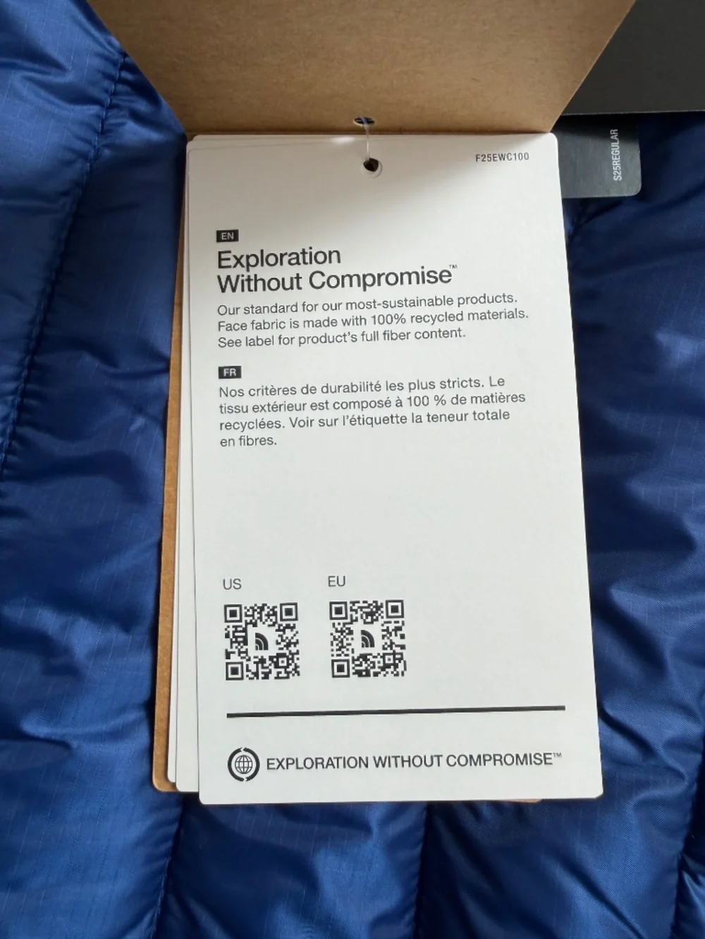 The North Face Men’s Terra Peak Hoodie Jacket Estate Blue Large